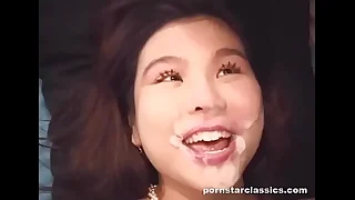 Retro Asian Trouble oneself Eats Cum with a Spoon After Rimming