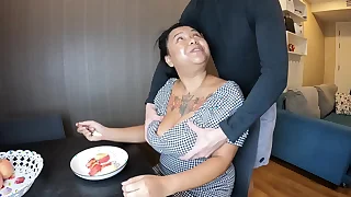 Order about Asian Breastfeeding Explosive Handjob and Interracial Sex