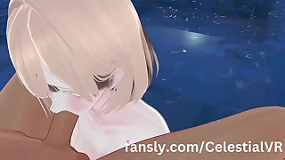 Chinese Teen Sucks Lifeguard By The Pool~~ &lbrack;VRChat ERP&rsqb;